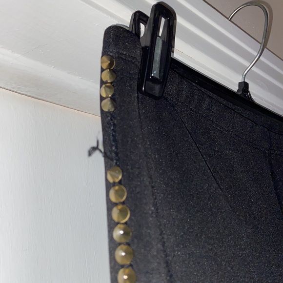 Gold studded Forever 21 Leggings - Picture 3 of 4